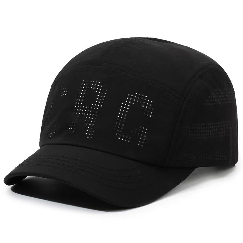 Gorra de béisbol de visera corta y secado rápido