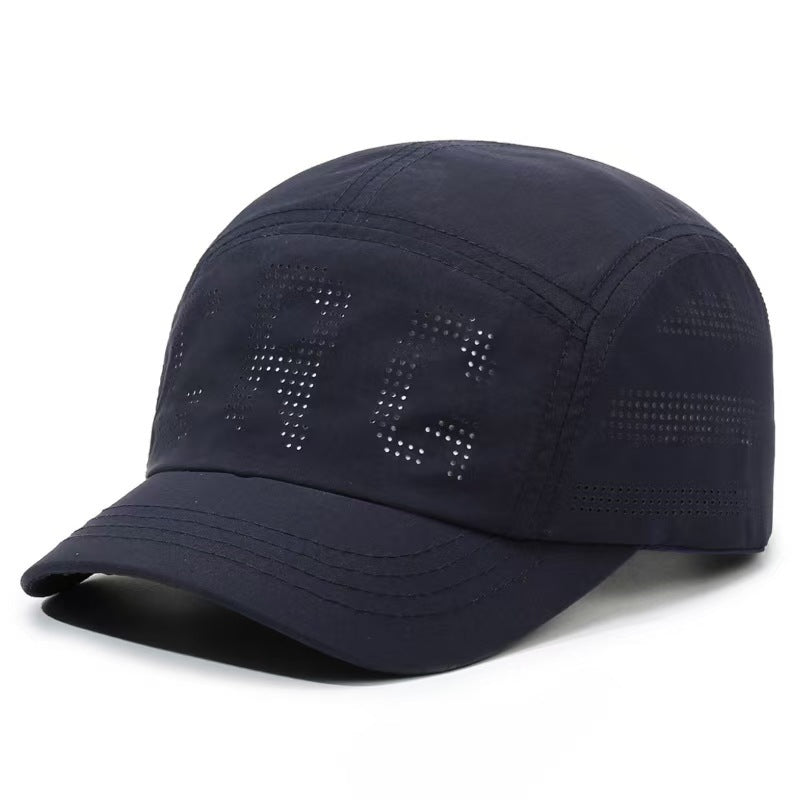 Gorra de béisbol de visera corta y secado rápido
