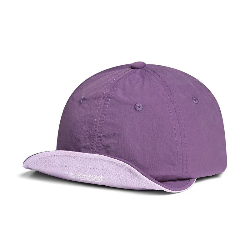 gorra estampada de visera corta