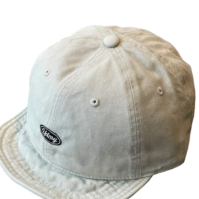 Gorra de béisbol de ala corta ajustable