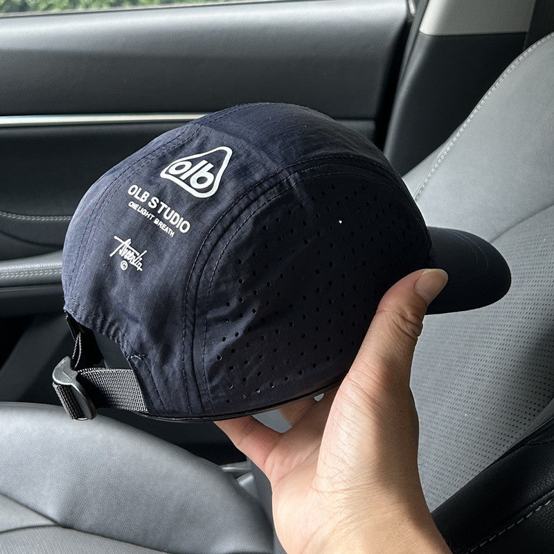 Unisex Lightweight Quick-Dry Mesh Breathable Short-Brimmed Baseball Cap