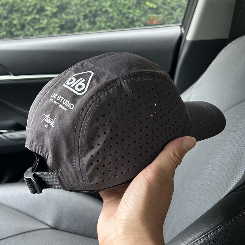 Unisex Lightweight Quick-Dry Mesh Breathable Short-Brimmed Baseball Cap