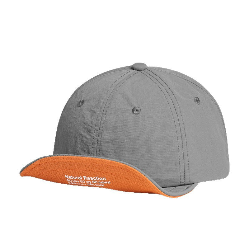 gorra estampada de visera corta