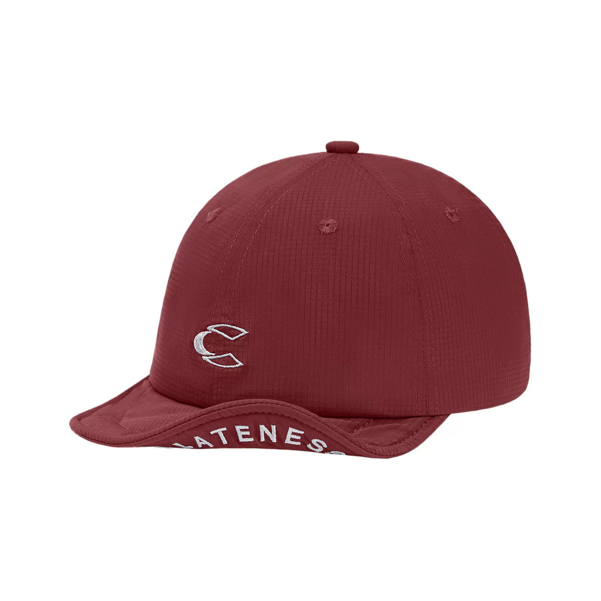 Washed Pure Cotton Baseball Cap With Embroidered Letter C