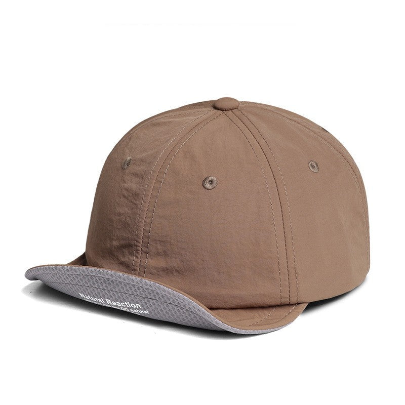 gorra estampada de visera corta