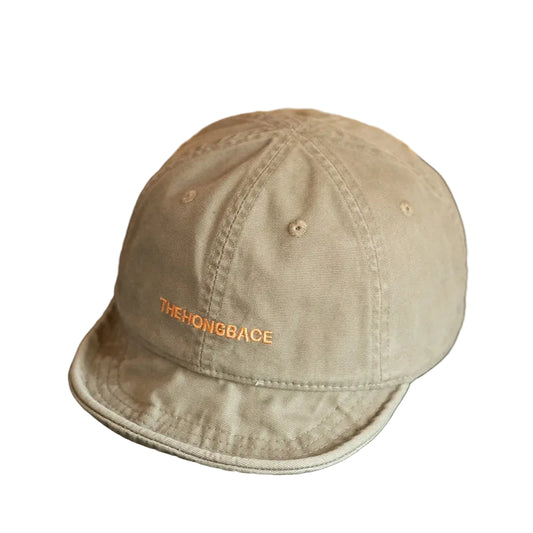Gorra de béisbol de algodón lavado con visera corta para hombre y mujer, estilo vintage, suave y ajustable.