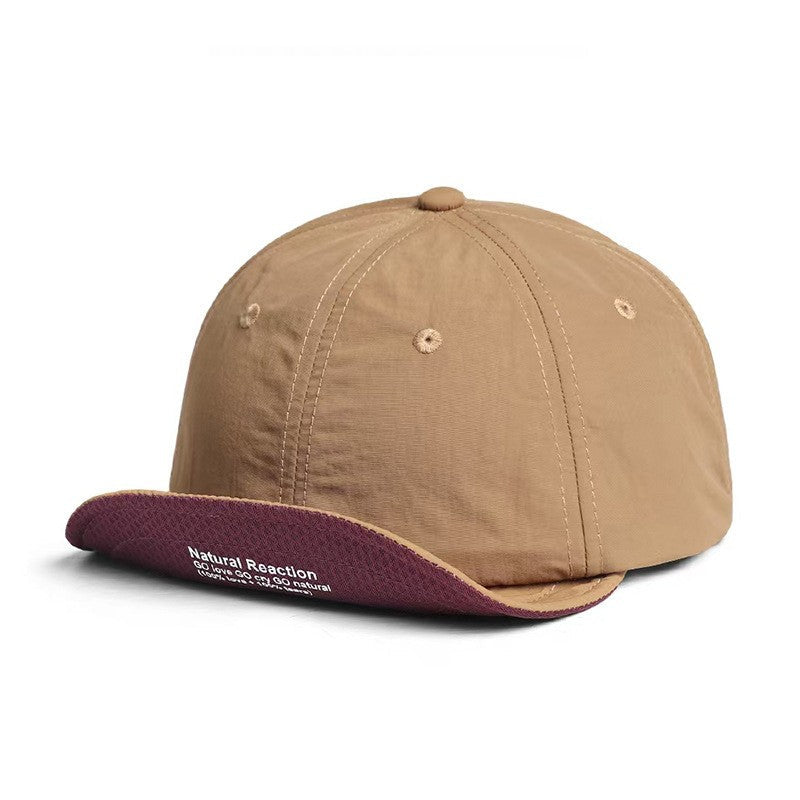 gorra estampada de visera corta