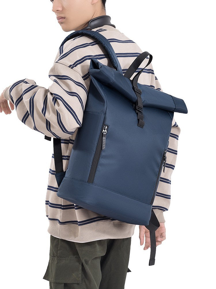 Durable Oxford Cloth Unisex Laptop Backpack with Air Cushion Straps 20-35L