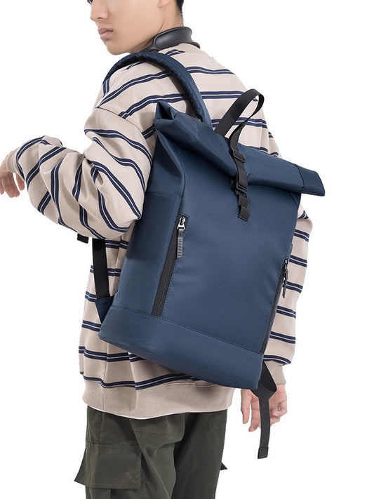 Durable Oxford Cloth Unisex Laptop Backpack with Air Cushion Straps 20-35L