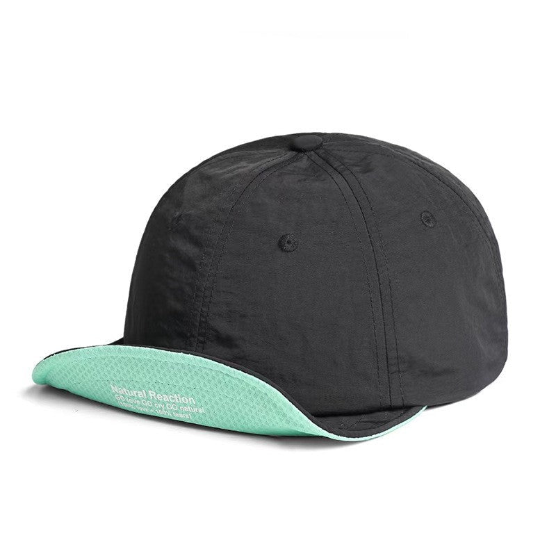 gorra estampada de visera corta
