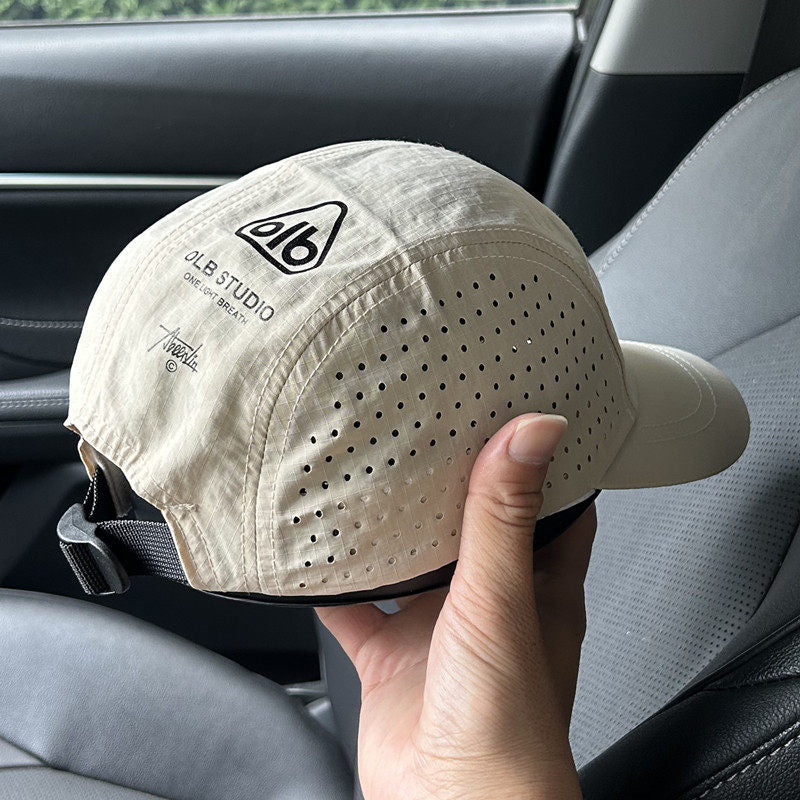 Unisex Lightweight Quick-Dry Mesh Breathable Short-Brimmed Baseball Cap