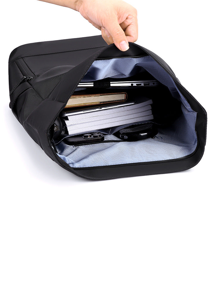 Durable Oxford Cloth Unisex Laptop Backpack with Air Cushion Straps 20-35L