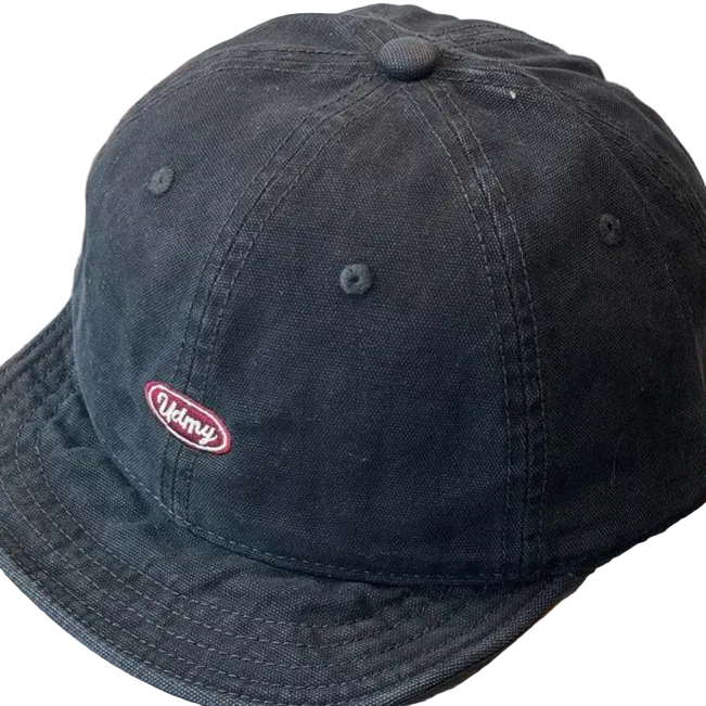 Gorra de béisbol de ala corta ajustable