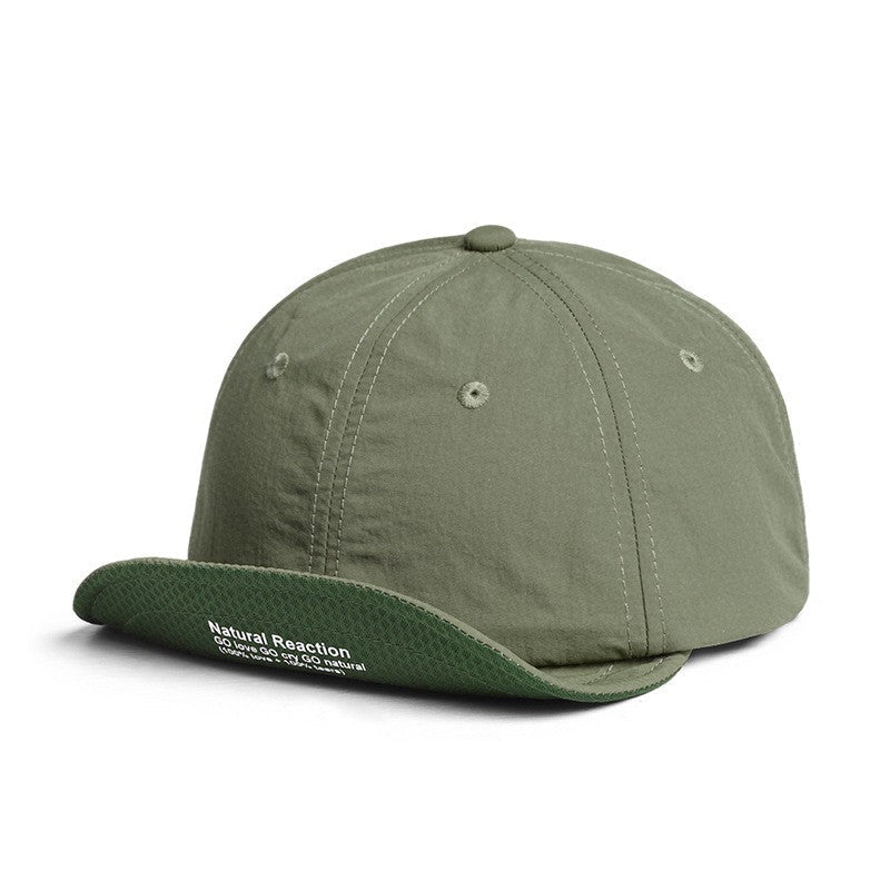gorra estampada de visera corta