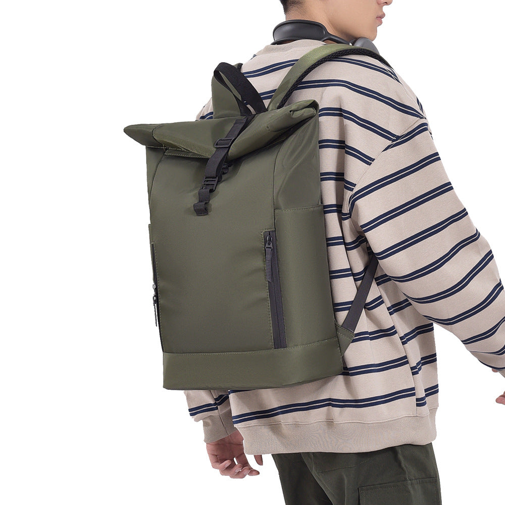 Durable Oxford Cloth Unisex Laptop Backpack with Air Cushion Straps 20-35L
