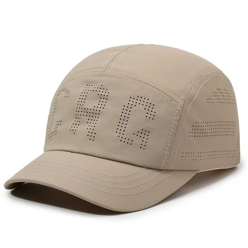 Gorra de béisbol de visera corta y secado rápido