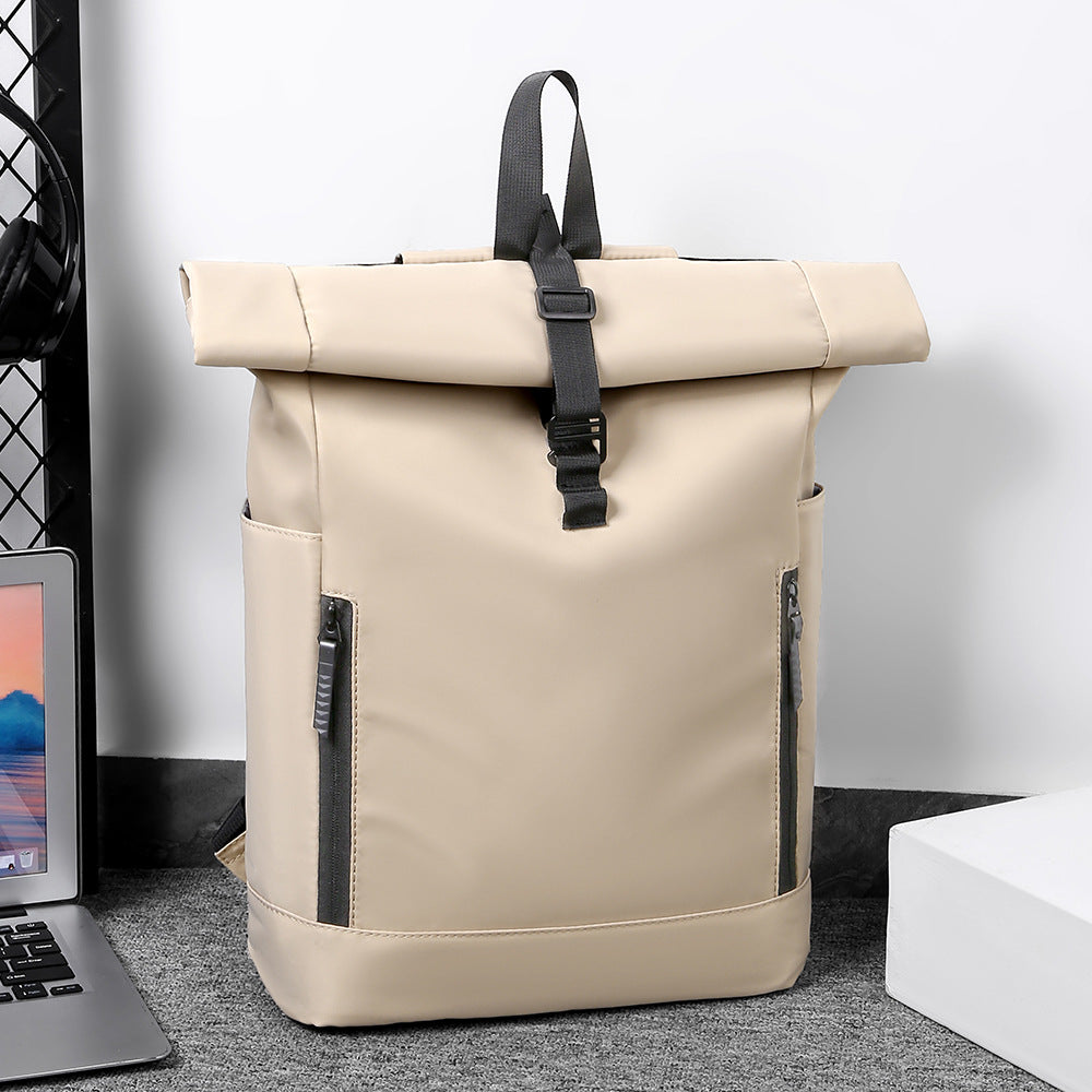 Durable Oxford Cloth Unisex Laptop Backpack with Air Cushion Straps 20-35L