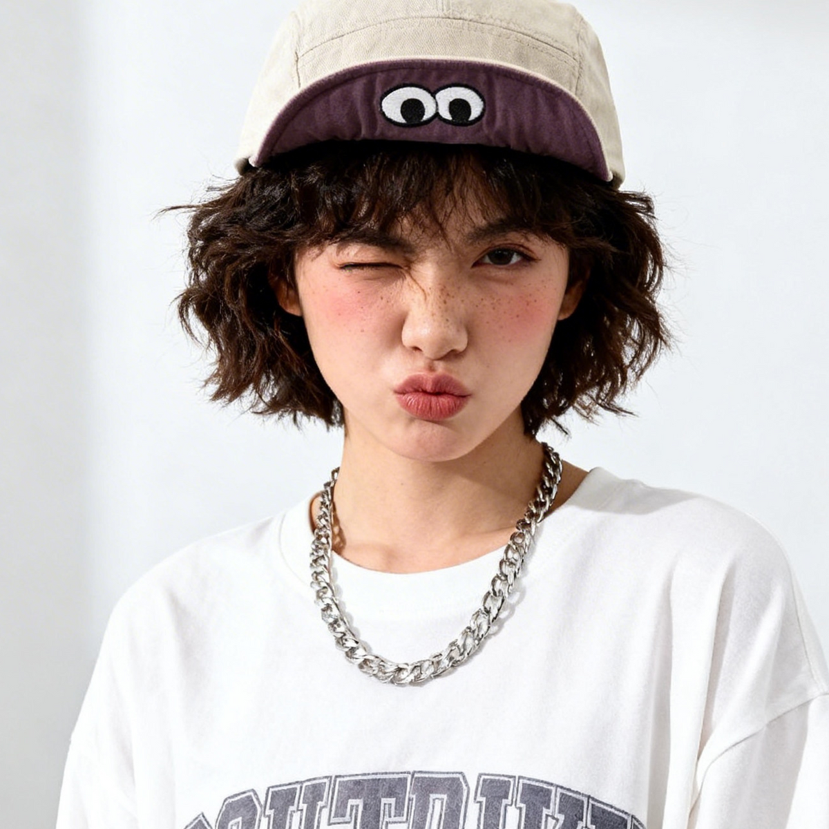 Gorra de verano con visera