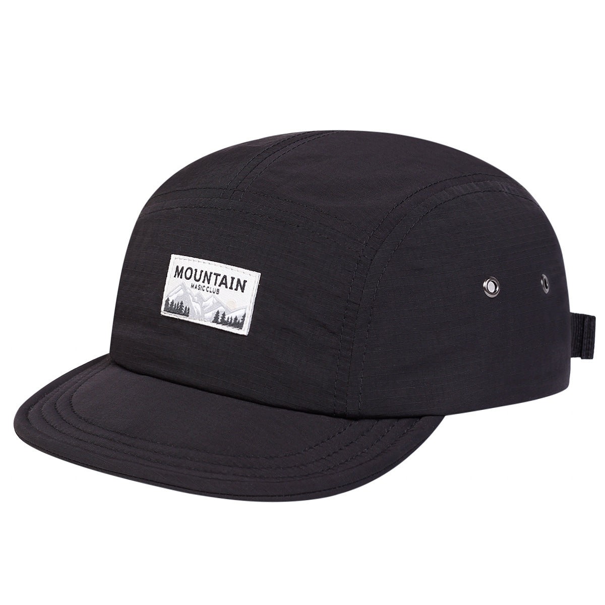 Gorra de béisbol de algodón de cinco paneles y secado rápido