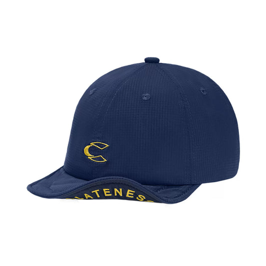 Washed Pure Cotton Baseball Cap With Embroidered Letter C