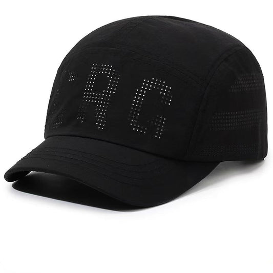 Gorra de béisbol de visera corta y secado rápido