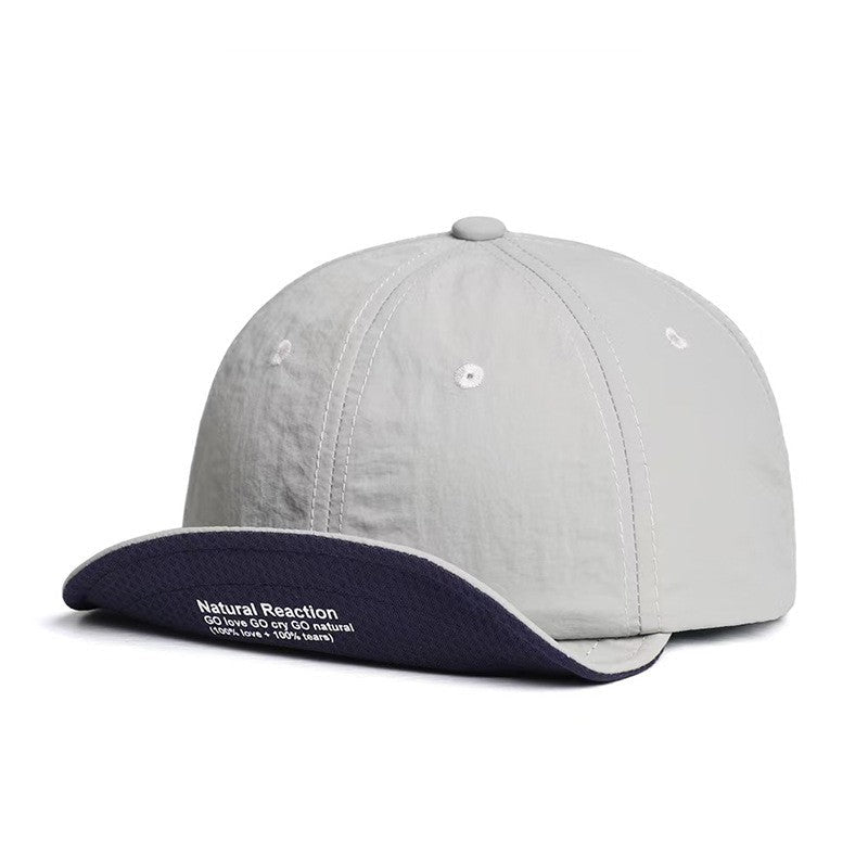 gorra estampada de visera corta