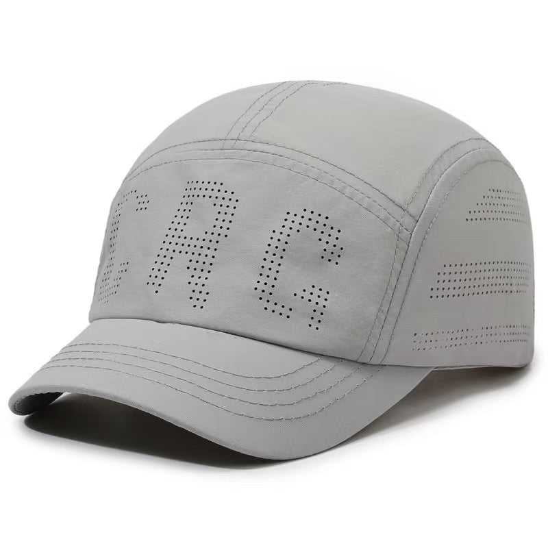 Gorra de béisbol de visera corta y secado rápido
