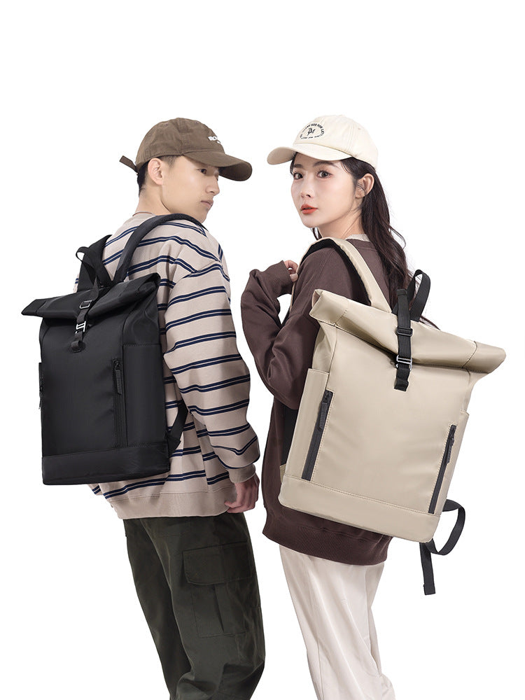 Durable Oxford Cloth Unisex Laptop Backpack with Air Cushion Straps 20-35L
