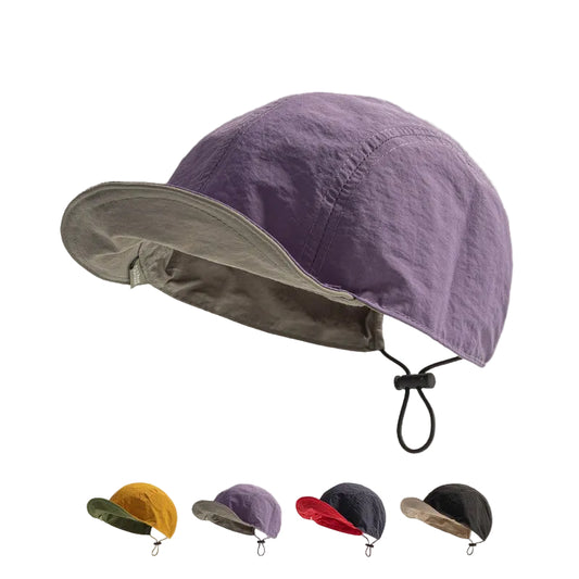 Gorra de béisbol para exteriores: Totalmente reversible, transpirable, plegable y de secado rápido