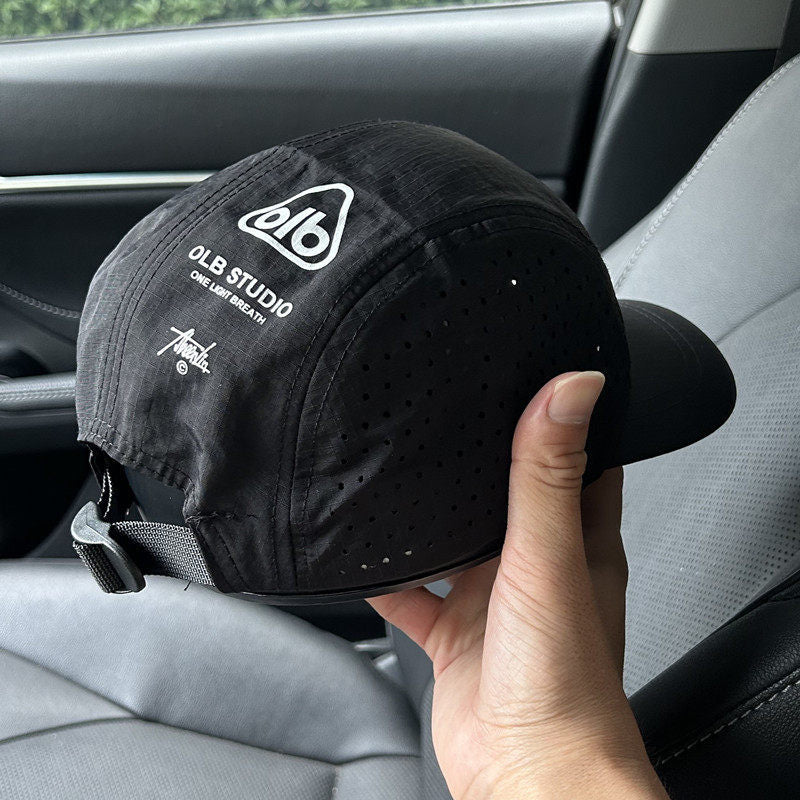 Unisex Lightweight Quick-Dry Mesh Breathable Short-Brimmed Baseball Cap