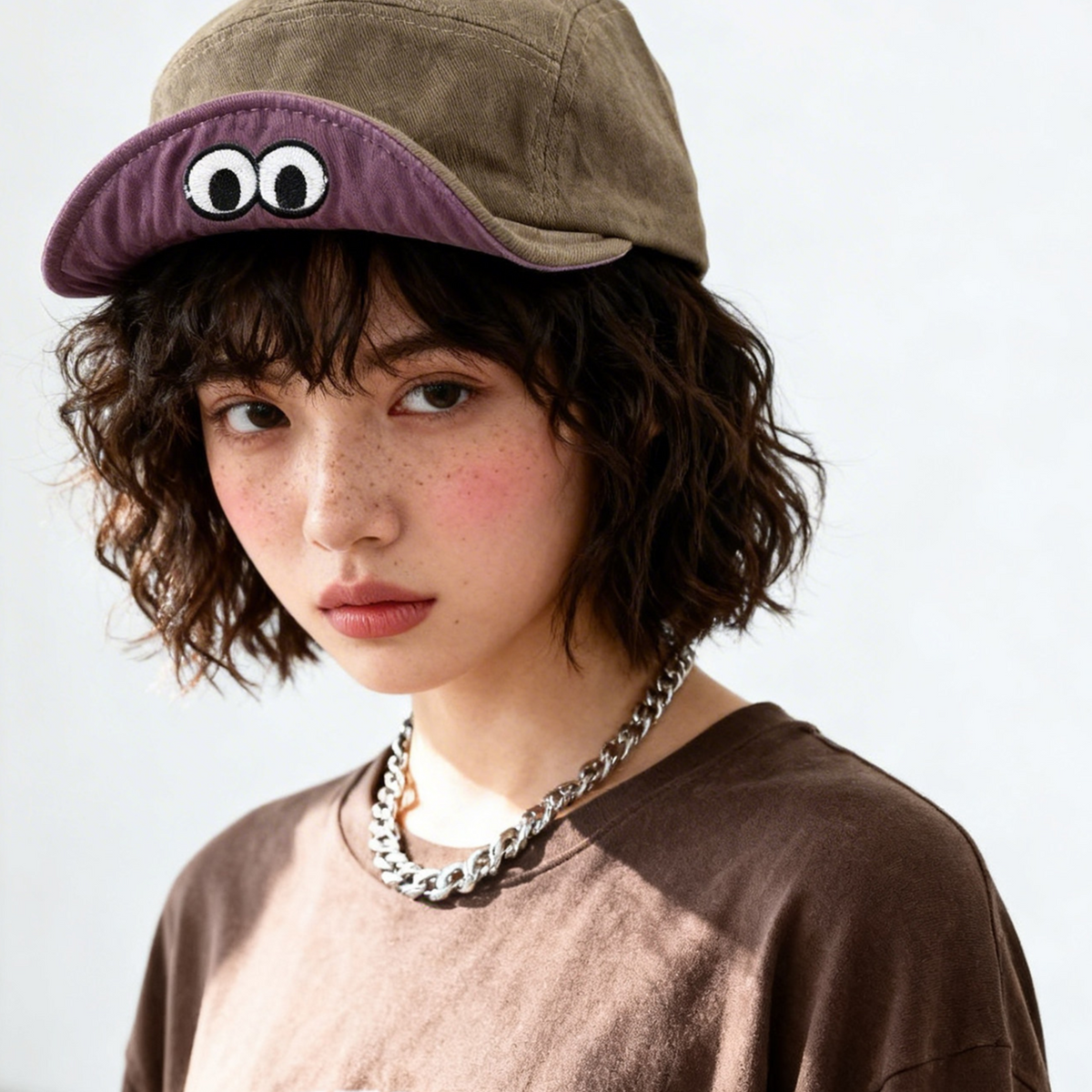 Gorra de verano con visera