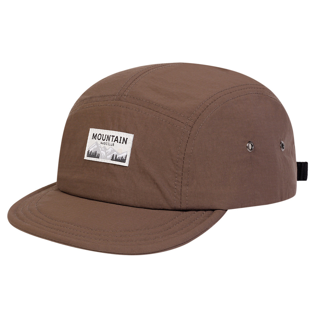 Gorra de béisbol de algodón de cinco paneles y secado rápido