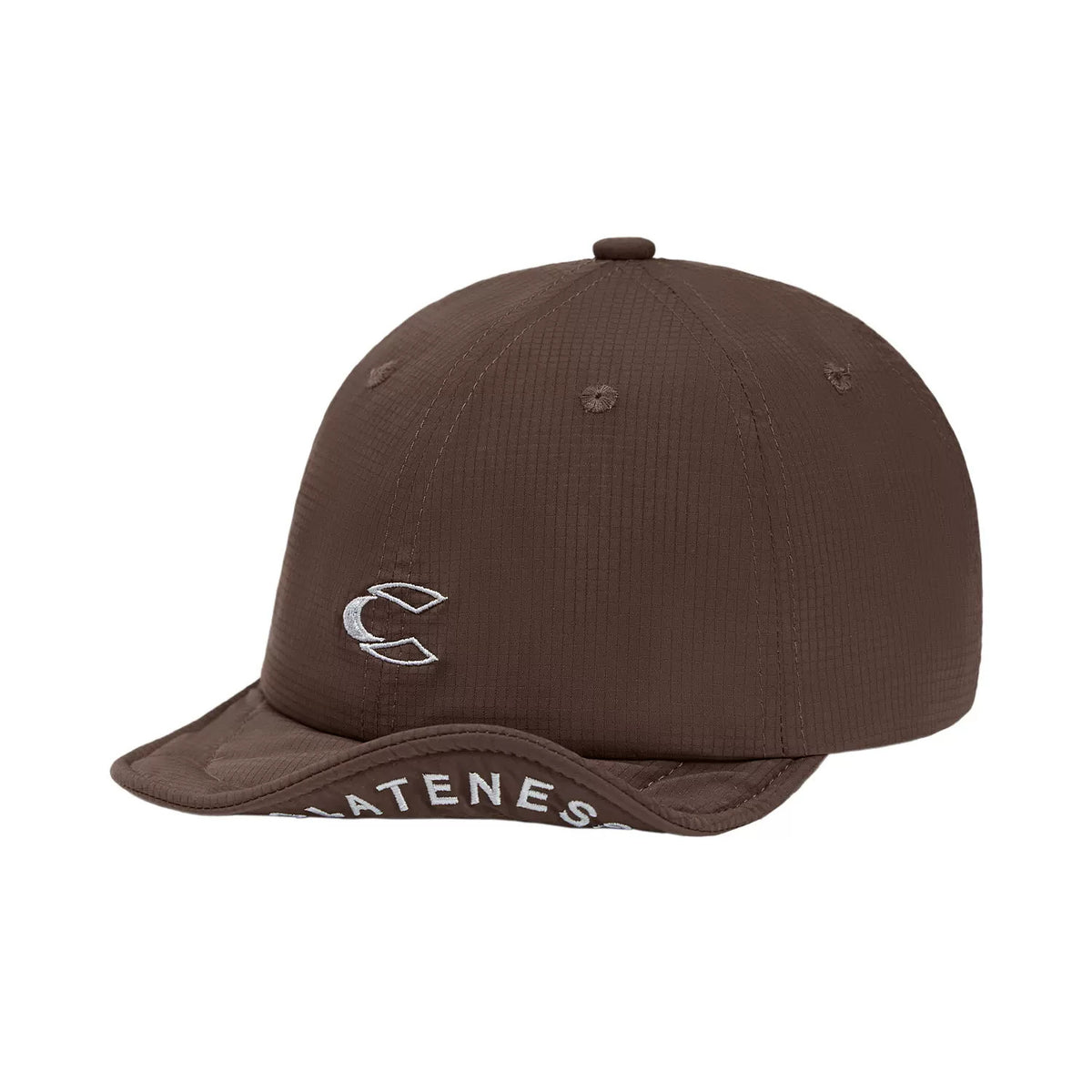 Washed Pure Cotton Baseball Cap With Embroidered Letter C